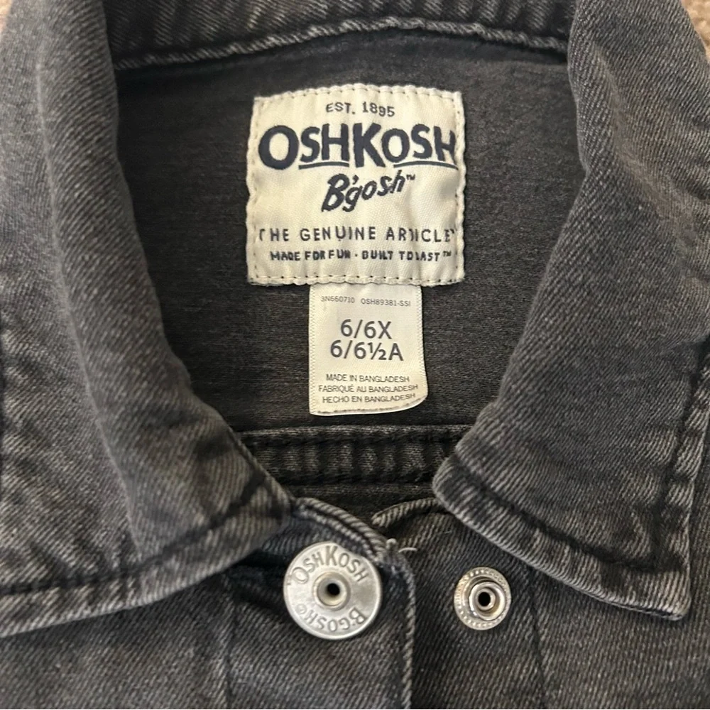 OshKosh Bigosh | Raw Hem Denim Jacket